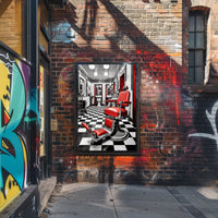 Retro Barber Shop Vibes Poster