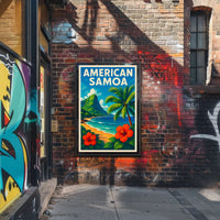 American Samoa Paradise Poster