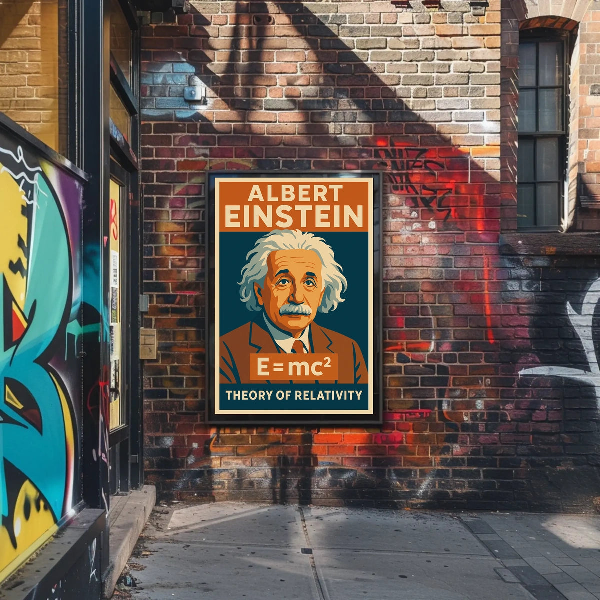 Albert Einstein Theory Of Relativity Poster