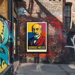 Georges Méliès Cinematic Pioneer Poster