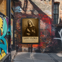 Saint Flora Virgin Martyr Poster