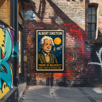 Albert Einstein Theory Of Relativity Poster