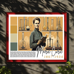 Marie Curie: Pioneer of Radioactivity Poster