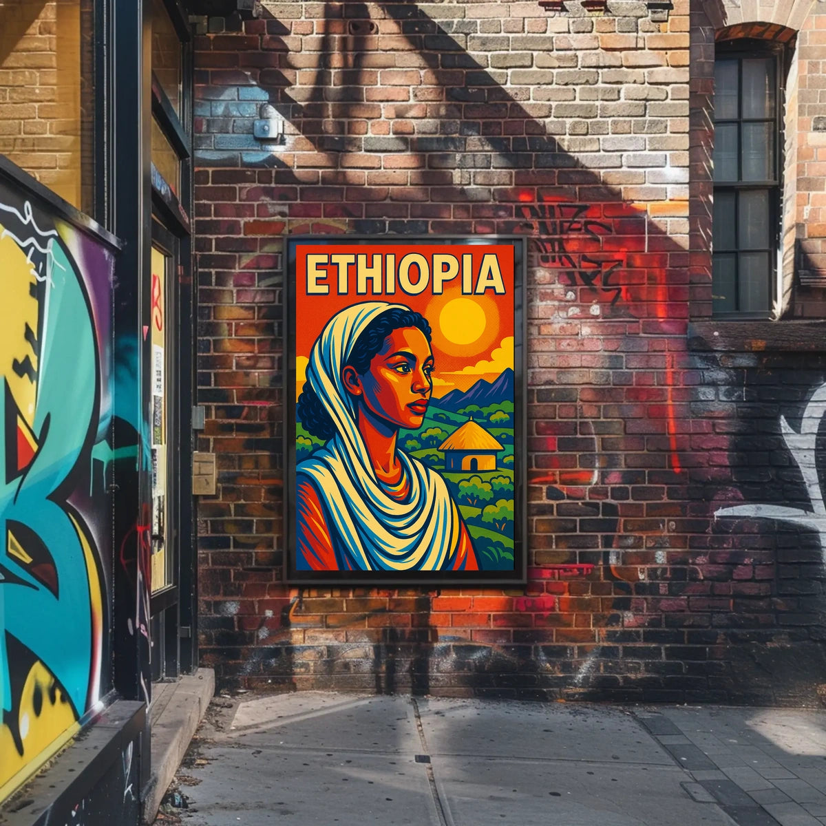 Ethiopia A Vibrant Heritage Poster