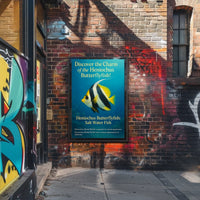 Discover The Charm Of The Heniochus Poster