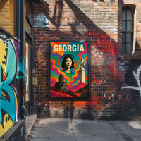 Georgia A Vibrant Tribute Poster