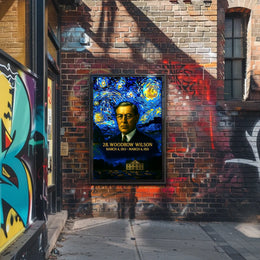 Woodrow Wilson 28th President of the United States Presidential Masterpiece Series Poster