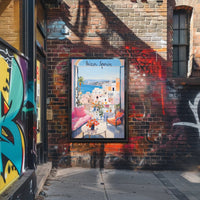 Ibiza Balcony Oasis Poster