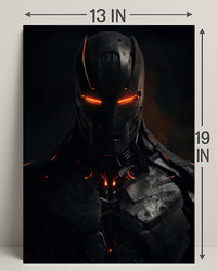 Futuristic Warrior Poster