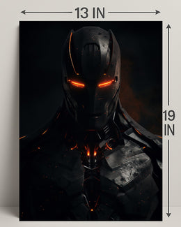 Futuristic Warrior Poster