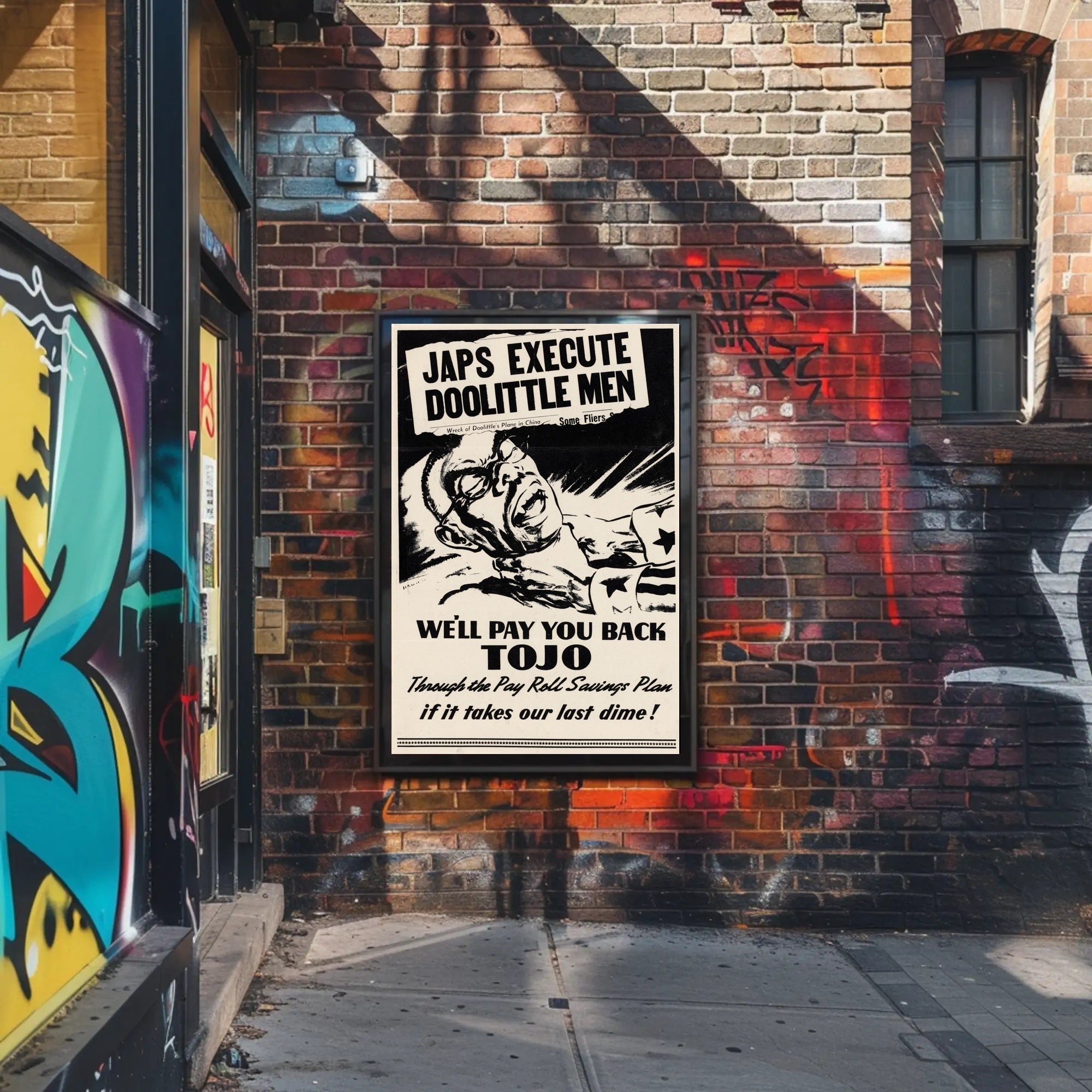 Retaliation and Patriotism in Wartime Poster PosterGoat