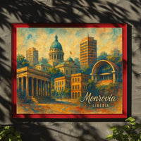 Monrovia Liberia Cityscape Photography Wanderlust Poster