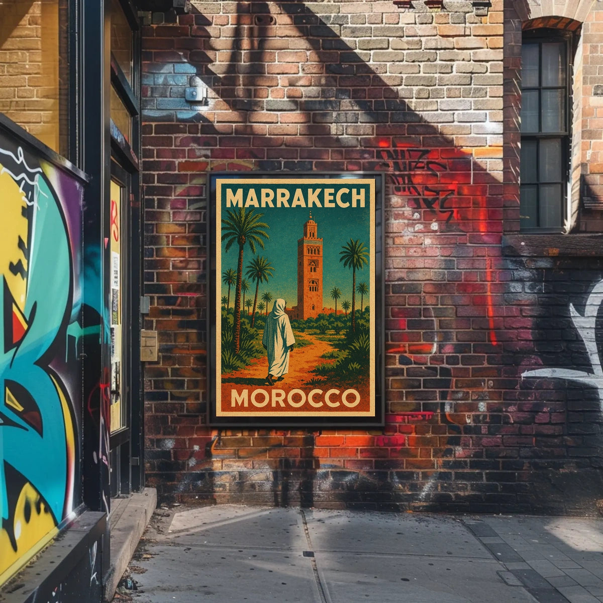 Marrakech Travel Poster