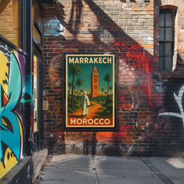 Marrakech Travel Poster