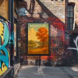 Missouri Autumn Landscape Poster