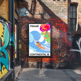 Hawaii Surf Adventure Poster