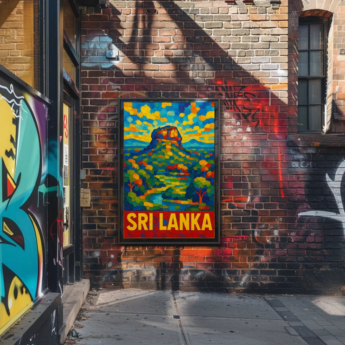 Sri Lanka Vibrant Landscape Poster