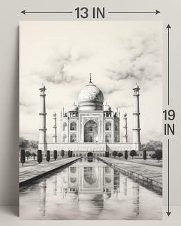 The Majestic Taj Mahal Poster