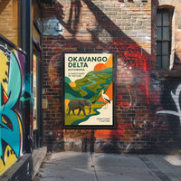 Okavango Delta  A Sanctuary of Nature Poster PosterGoat