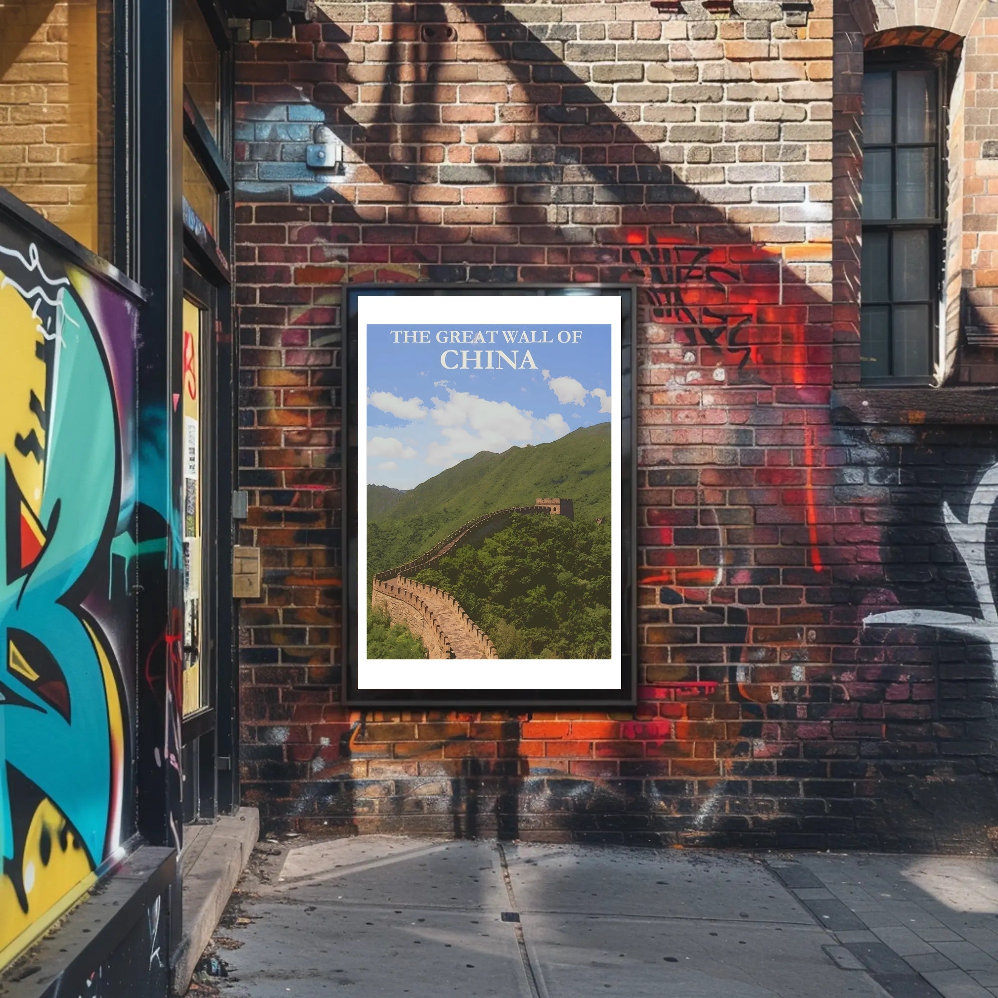 The Great Wall of China Travel Poster