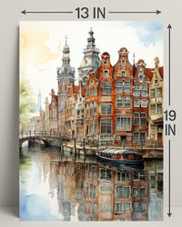 Reflections Of Amsterdam Poster