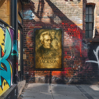 Andrew Jackson 7th President of the United States Double Exposure Poster