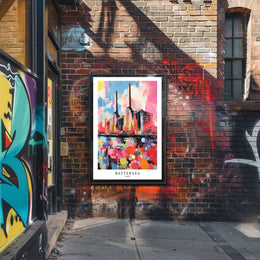 Battersea Power Station London Poster