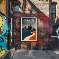 Detroit Innovation and Resilience Poster PosterGoat