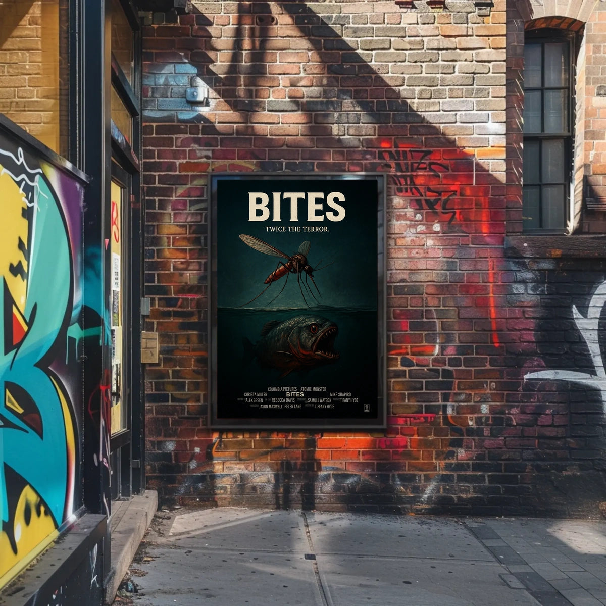 Bites Twice the Terror Poster