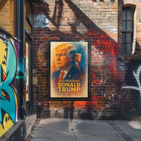 Donald Trump Resolute Leader Pop Art Patriot Poster