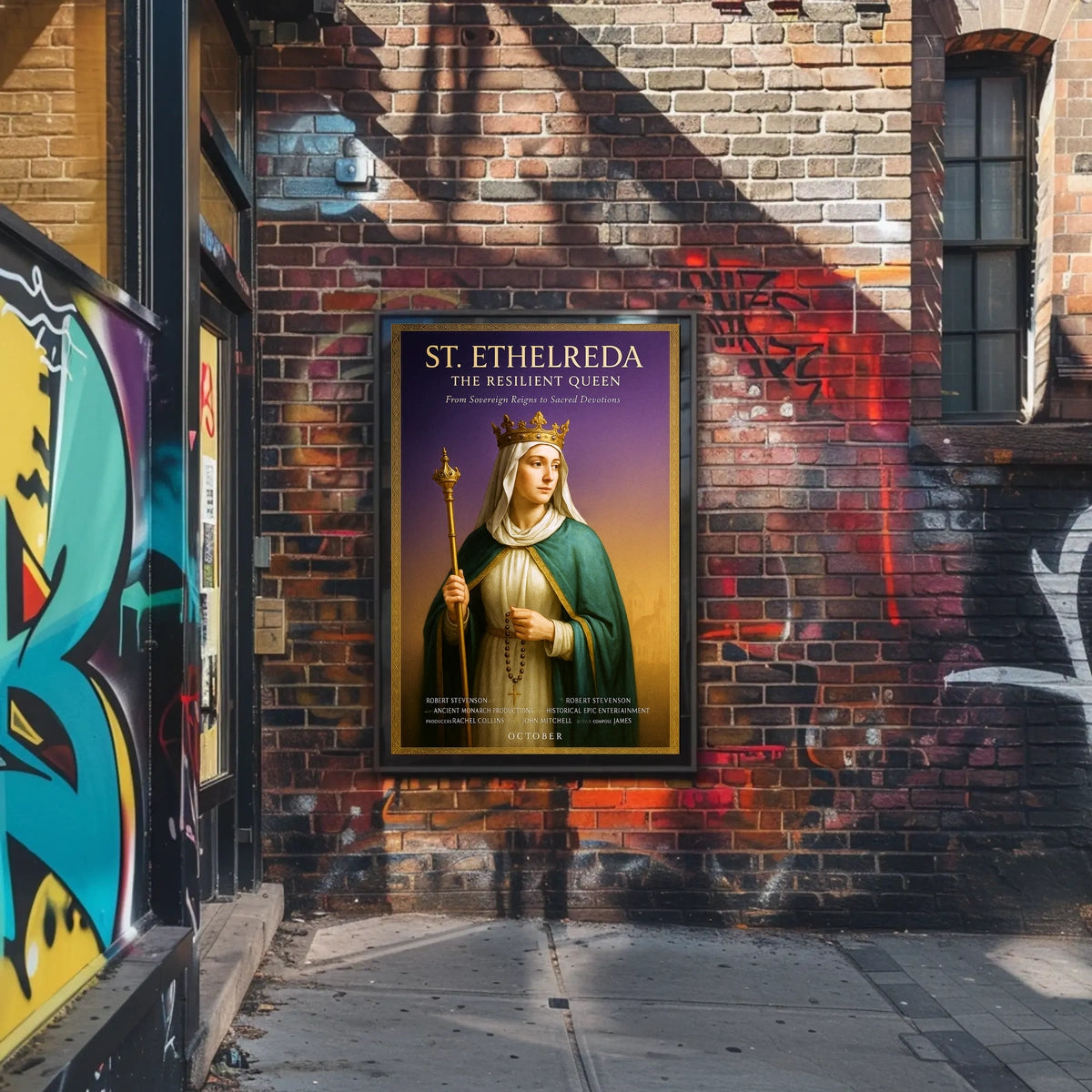 St. Ethelreda The Resilient Queen Poster