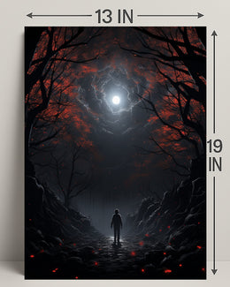 Moonlit Pathway Poster