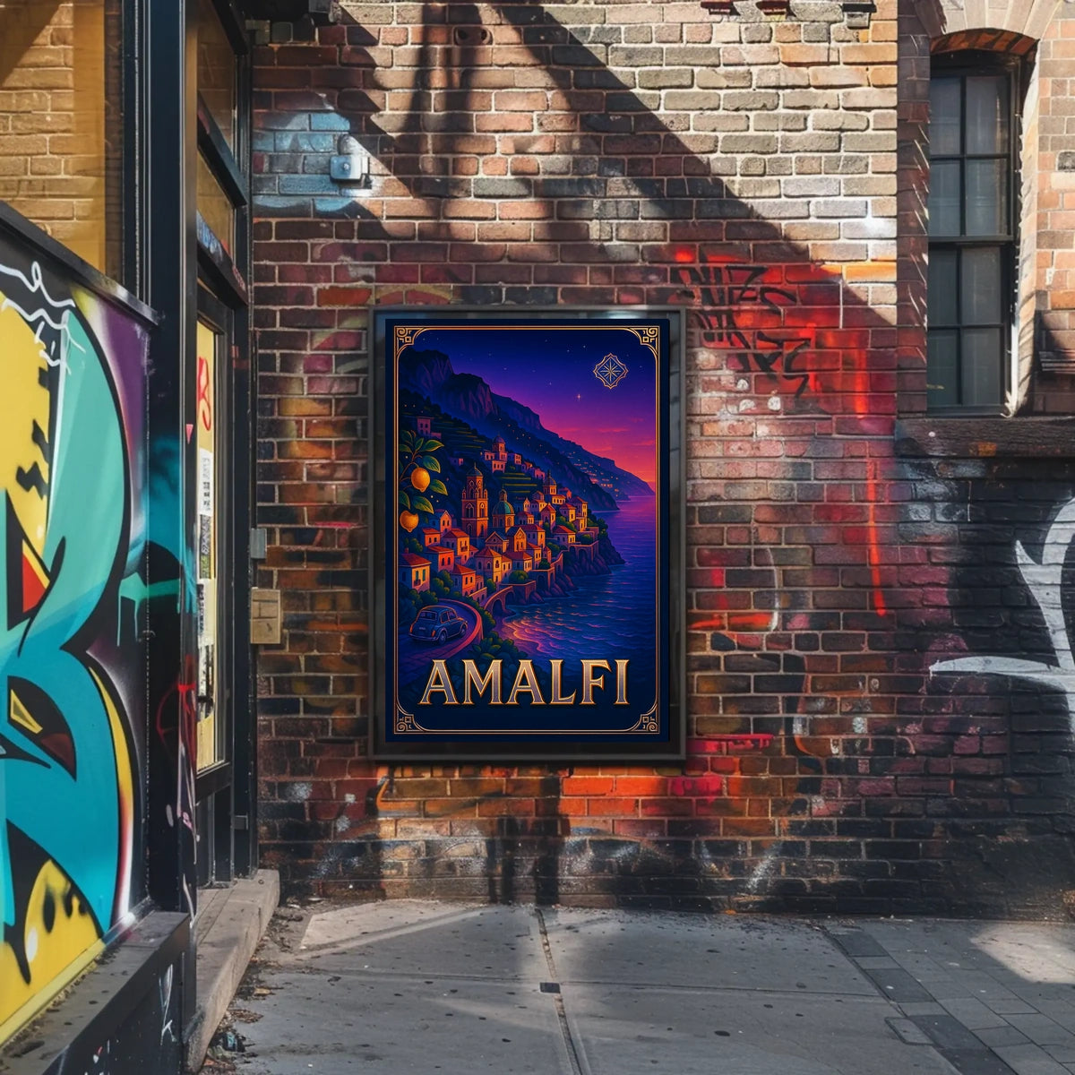 Amalfi Coast Dreamscape Poster