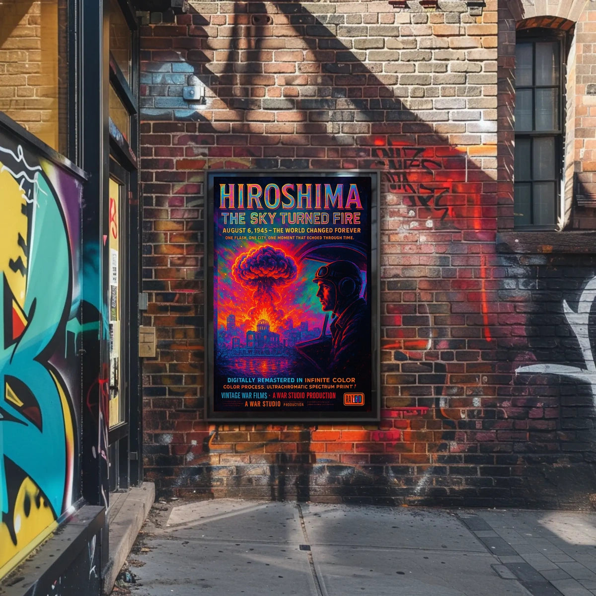 Hiroshima The Sky Turned Fire Poster