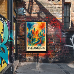Los Angeles City Of Angels Poster