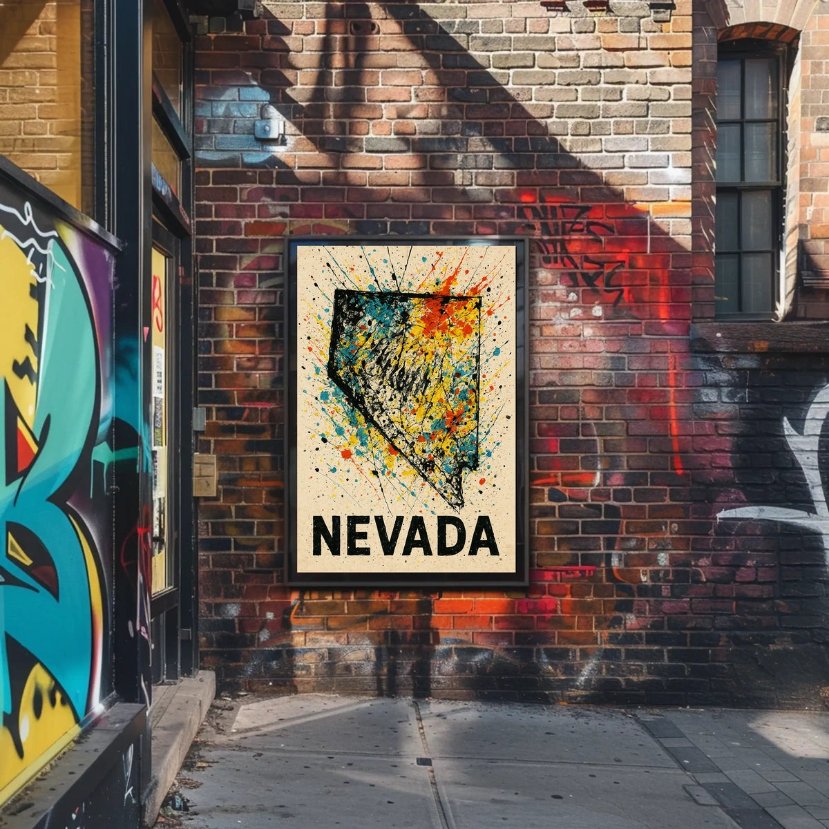 Nevada A Splash Of Color Poster