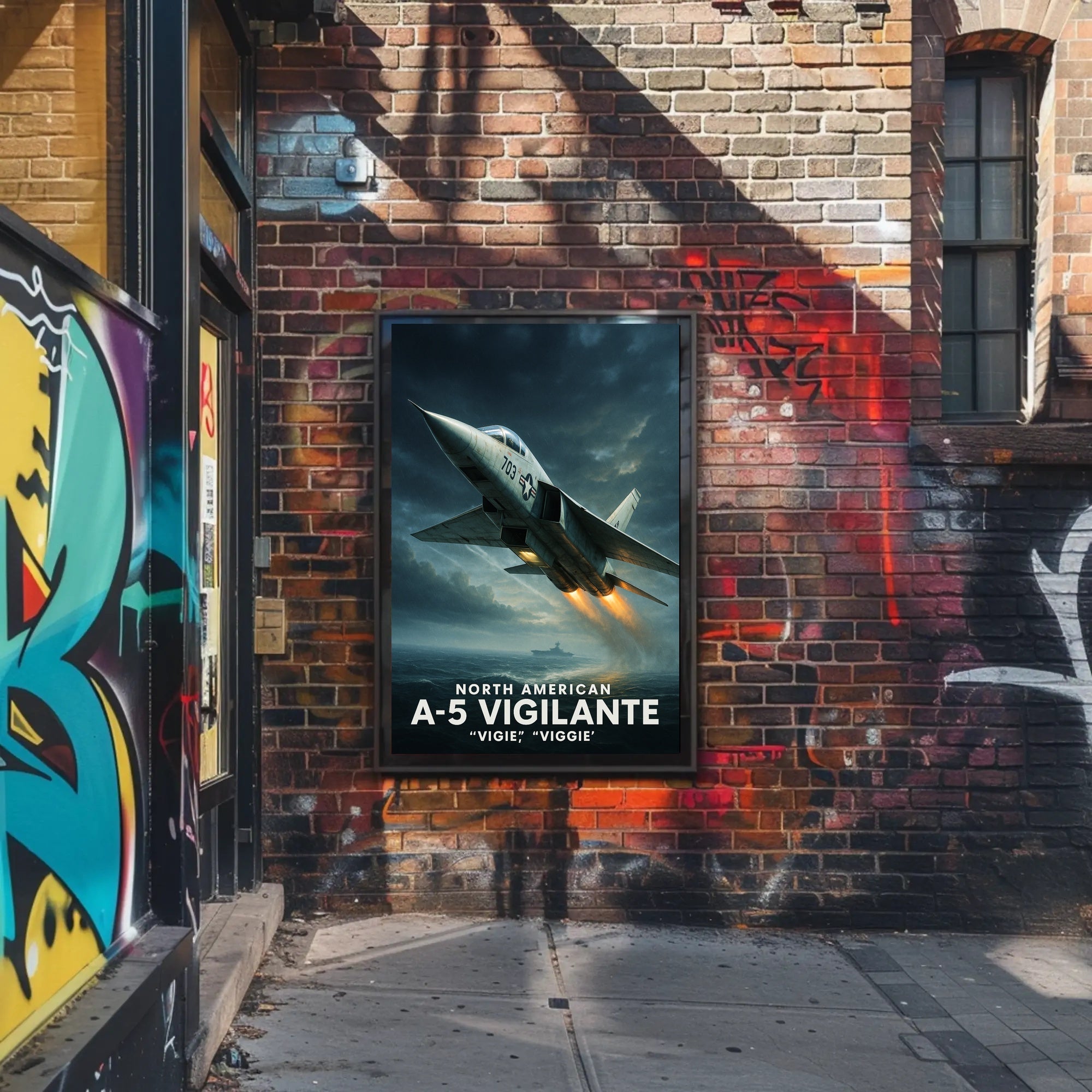 North American A5 Vigilante Poster PosterGoat
