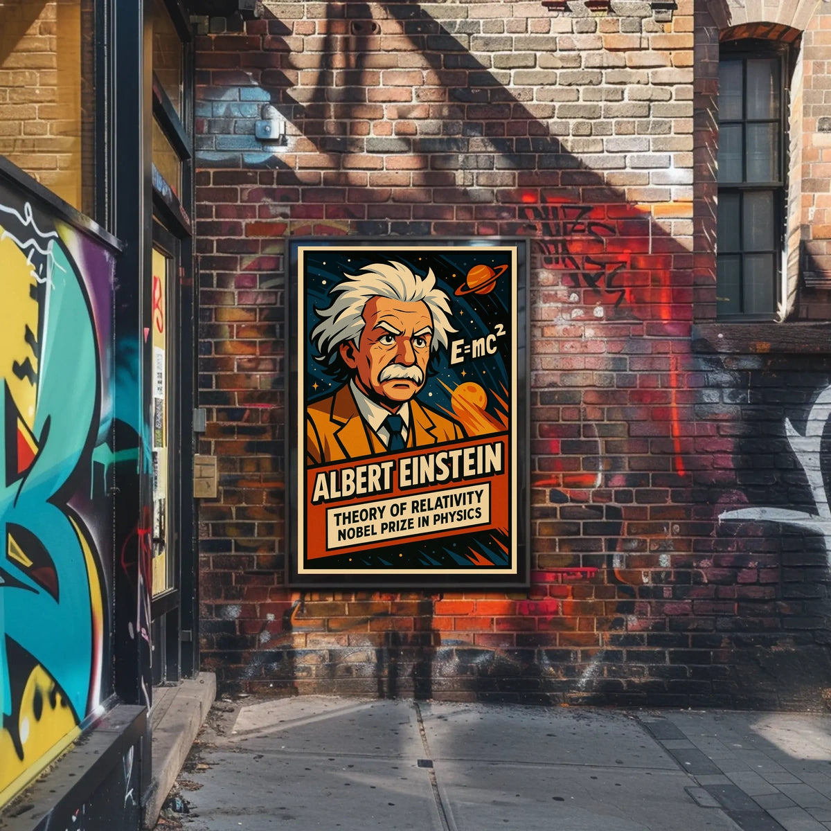 Albert Einstein Theory Of Relativity Poster