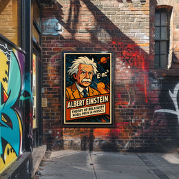 Albert Einstein Theory Of Relativity Poster
