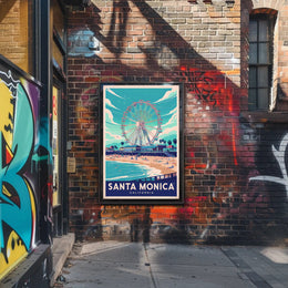 Santa Monica Beachside Bliss Poster