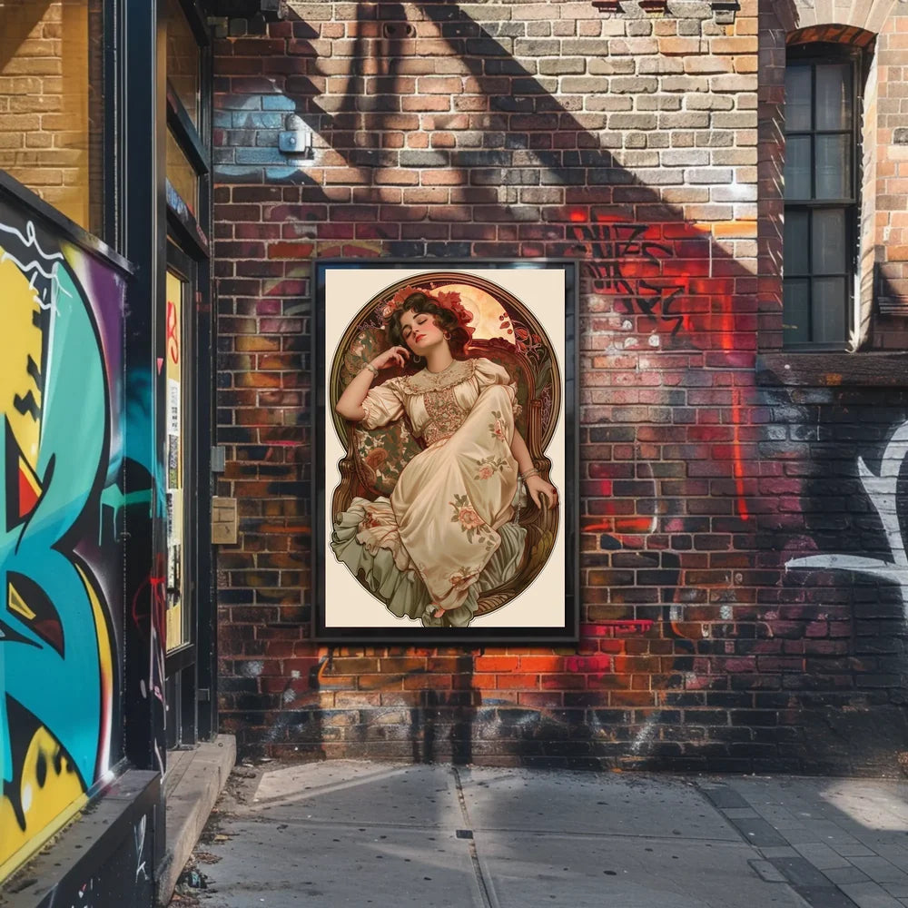Abstract Urban Landscape Art Poster