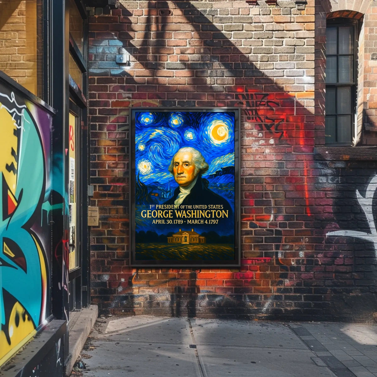George Washington 1st President of the United States Presidential Masterpiece Series Poster