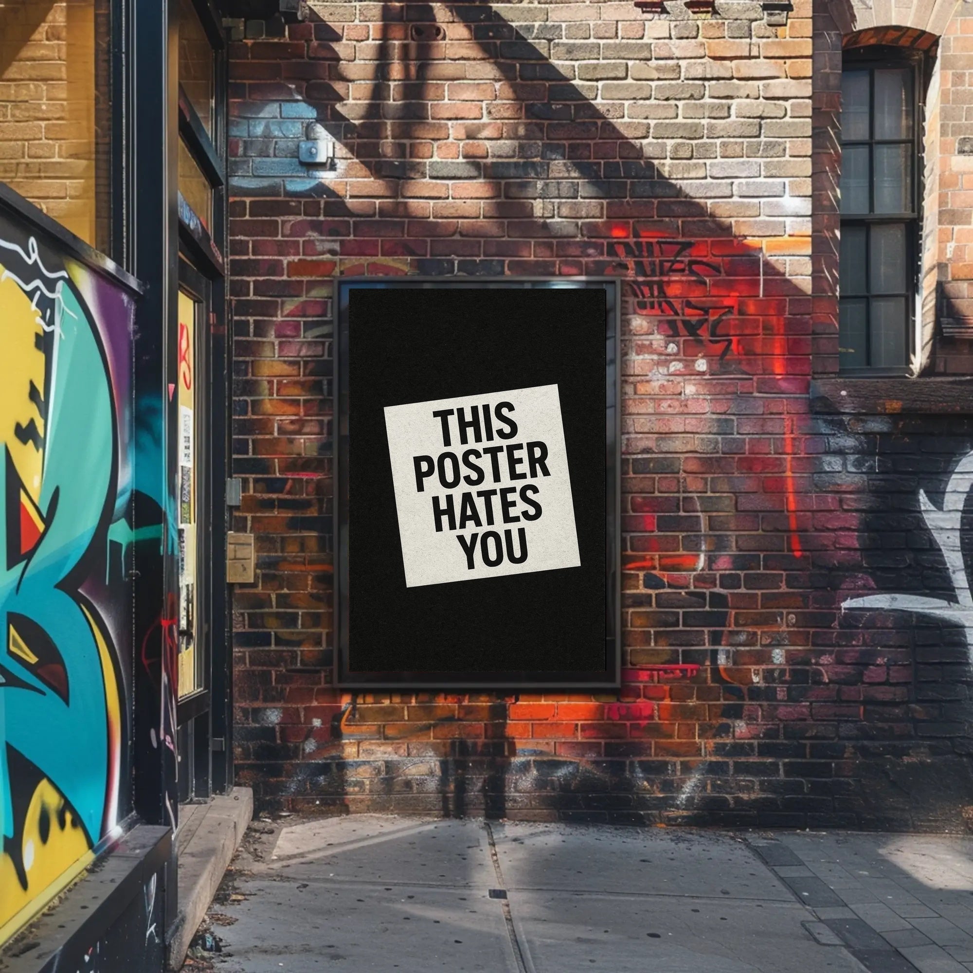 THIS POSTER HATES YOU - Abstract or Artistic Poster