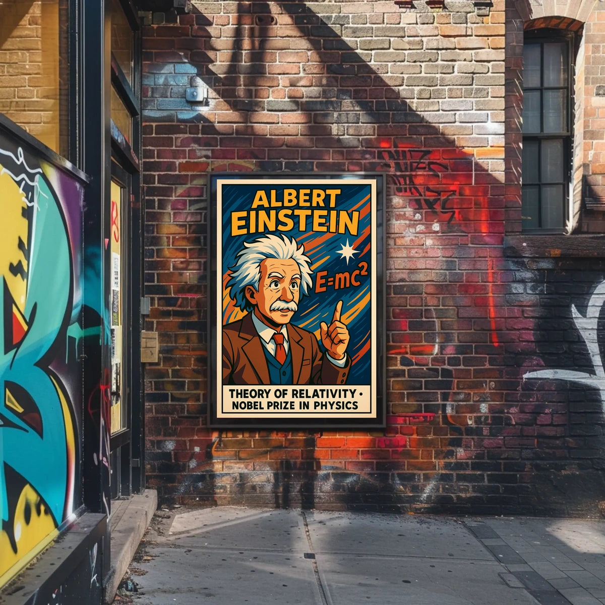 Albert Einstein Theory Of Relativity Poster