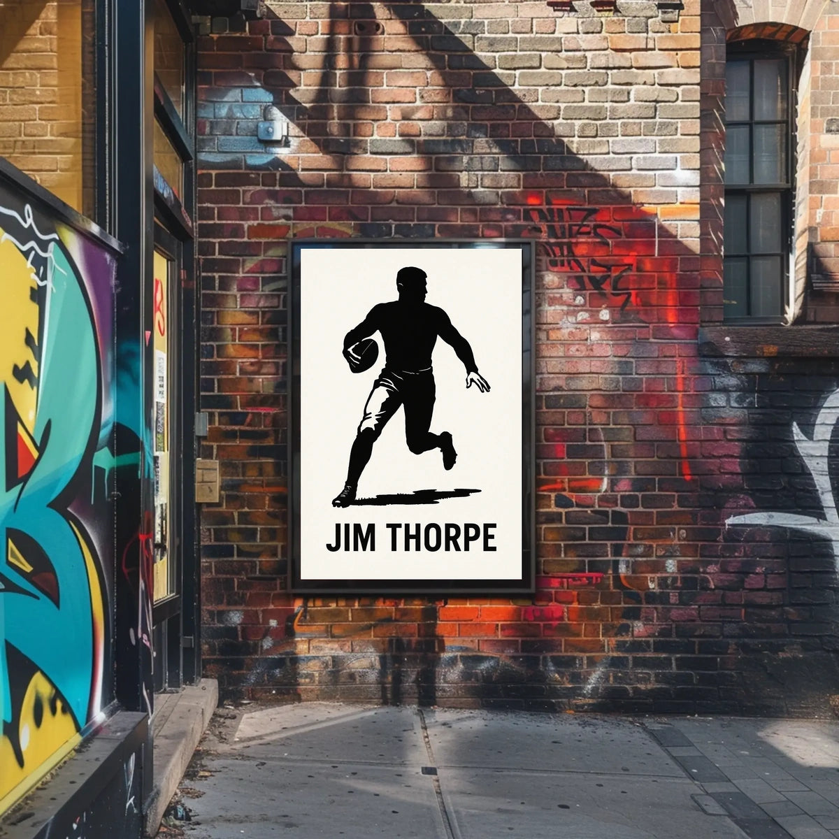 Jim Thorpe Athletic Icon Poster