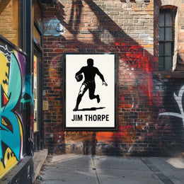 Jim Thorpe Athletic Icon Poster