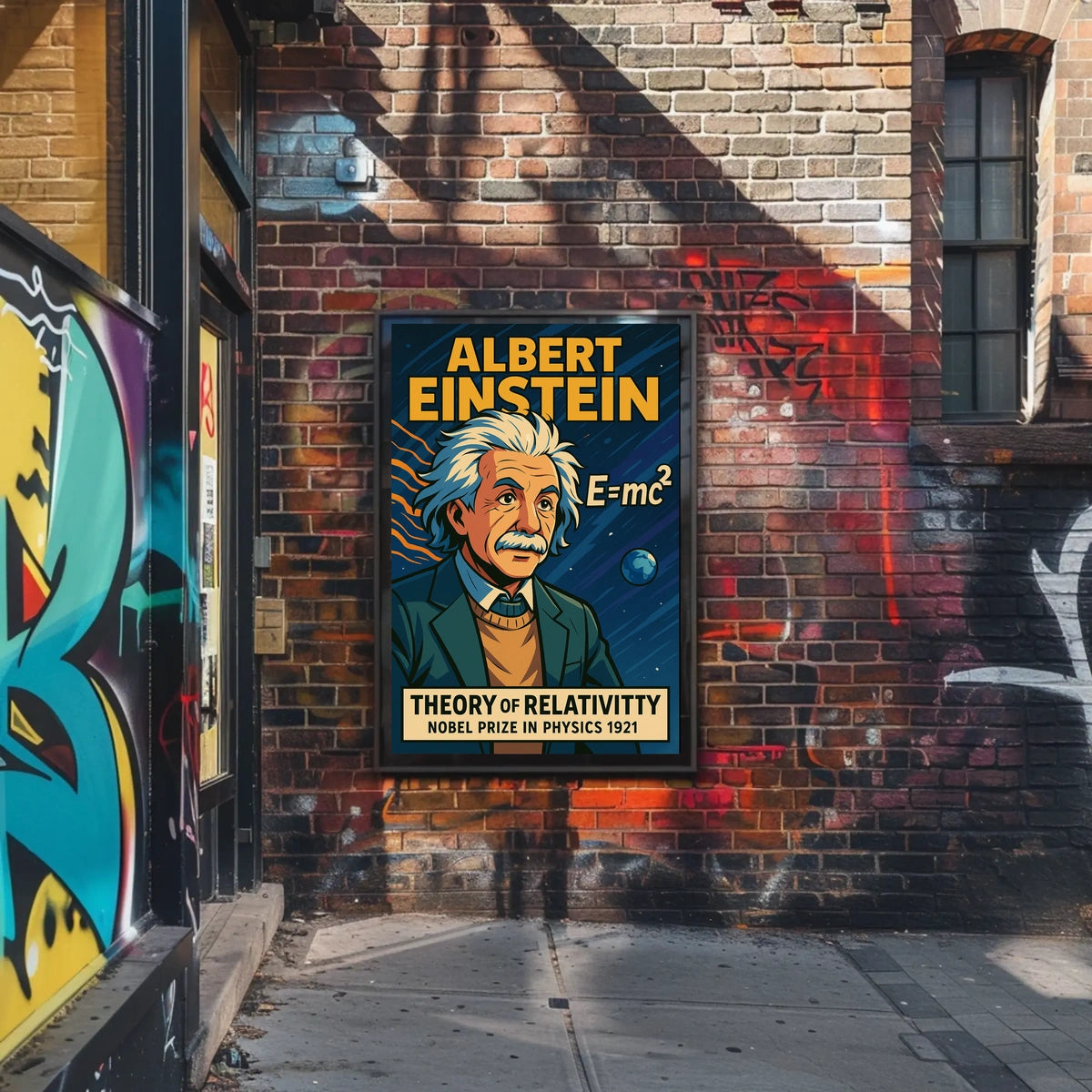 Albert Einstein Theory Of Relativity Poster