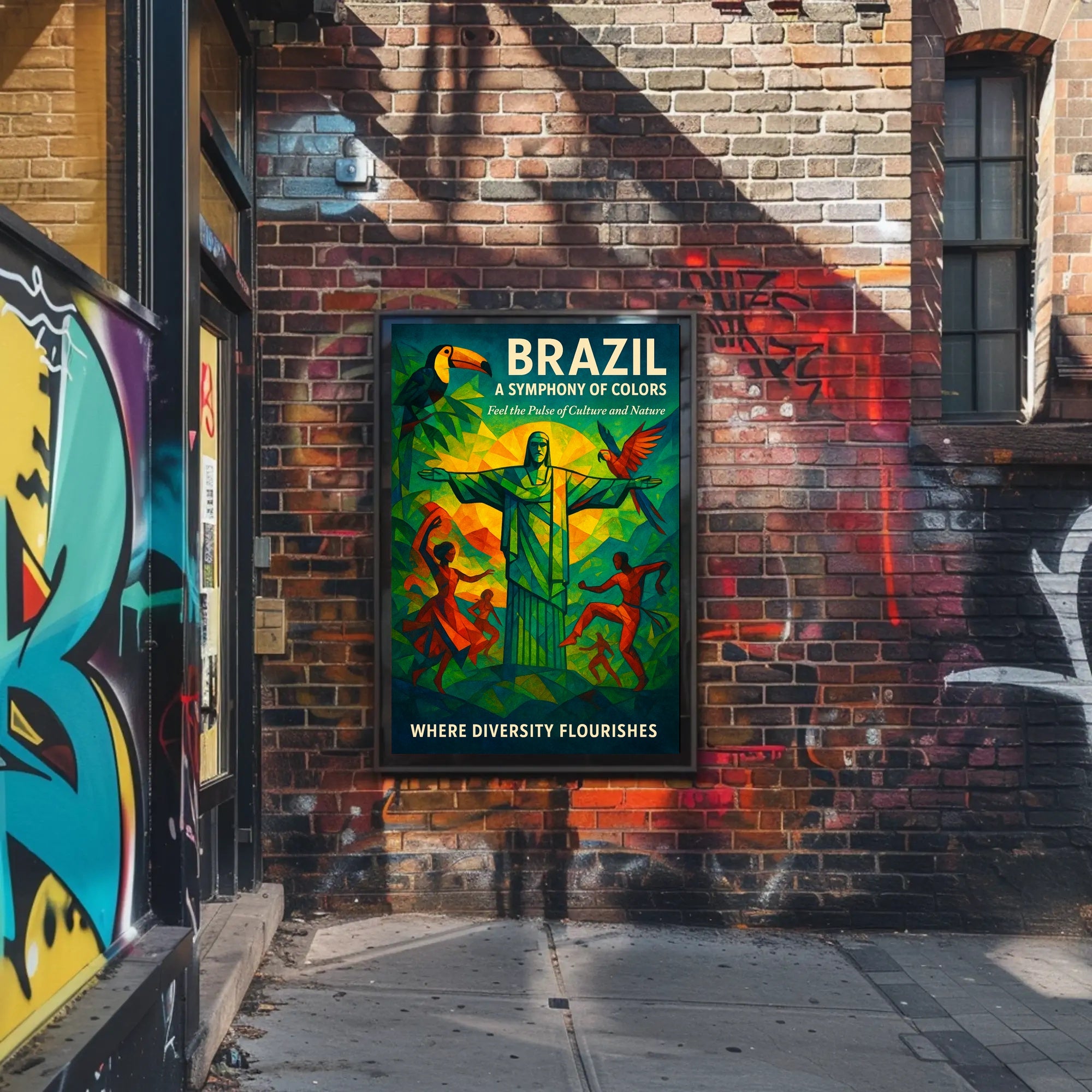 Brazil A Symphony of Colors Poster