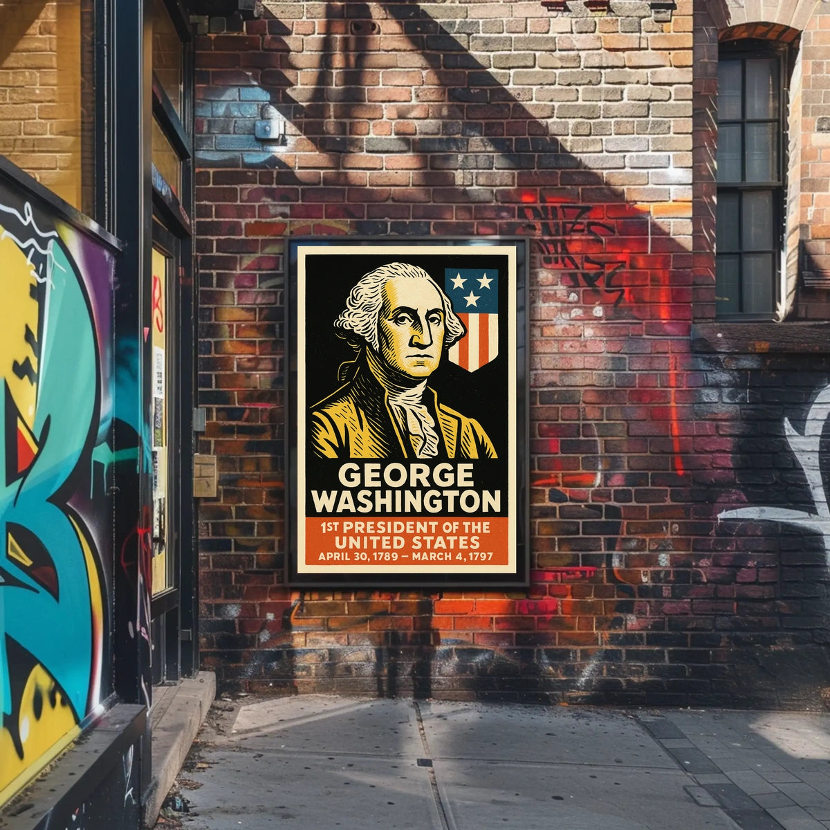 George Washington 1St President Poster