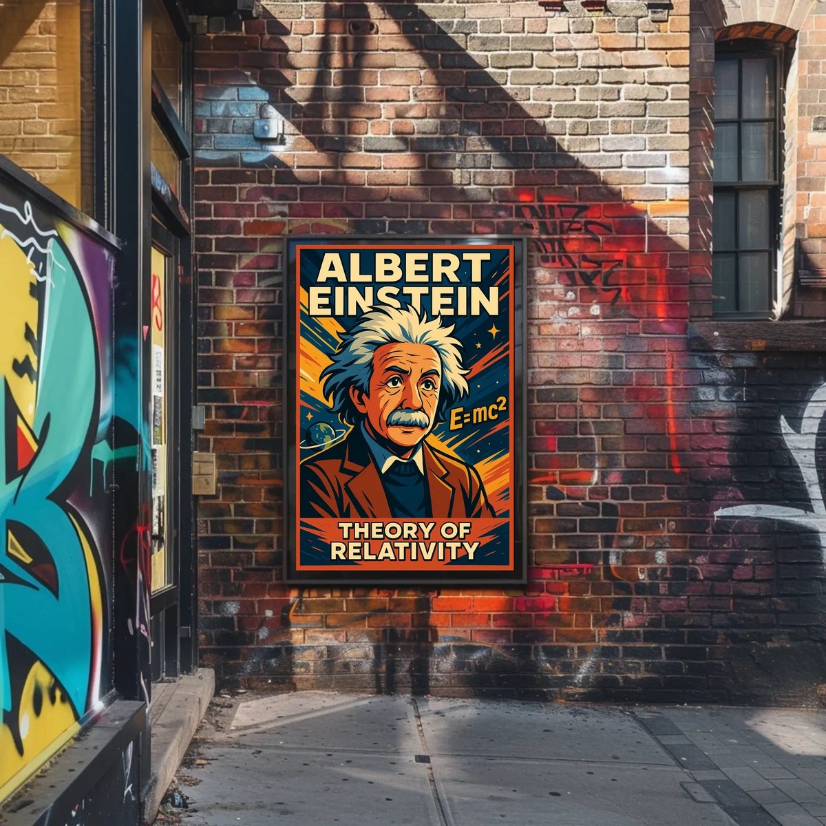 Albert Einstein Theory Of Relativity Poster